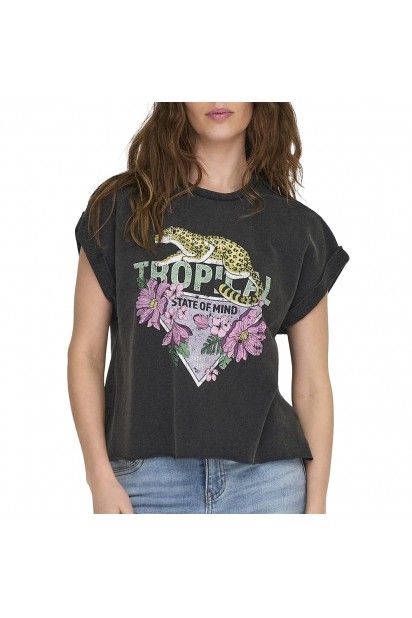 T-Shirt Mulher Lucinda ss Tropic ONLY