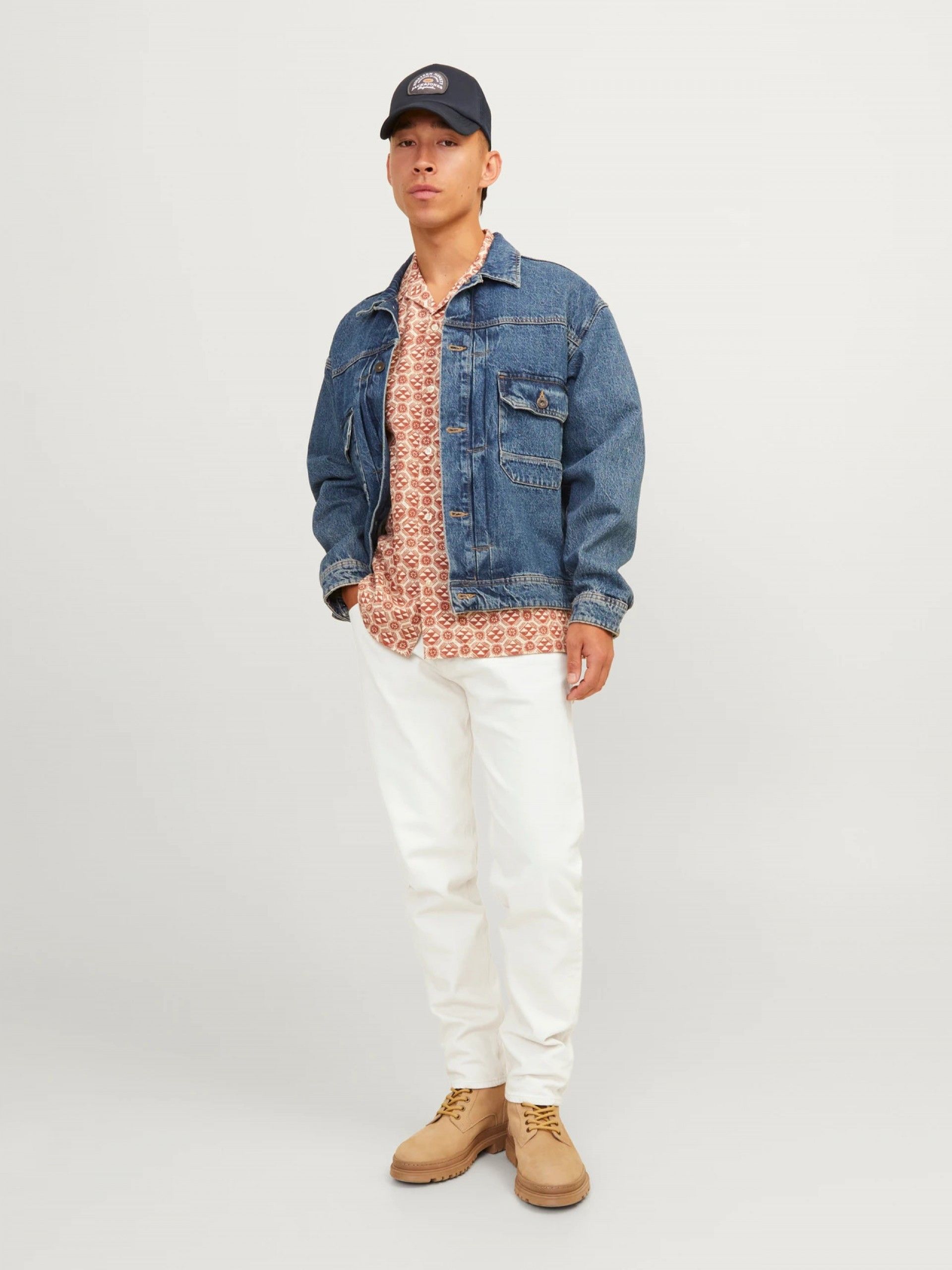 Calça Homem Jeans ERIK SBD 912 Crú Jack Jones