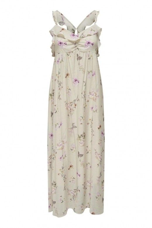Vestido Lucca Strap Frill Ankle ONLY Vestido Lucca Strap Frill Ankle ONLY