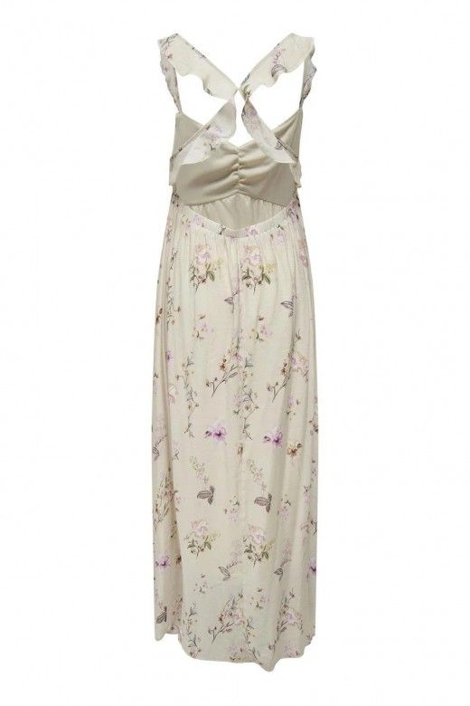 Vestido Lucca Strap Frill Ankle ONLY Vestido Lucca Strap Frill Ankle ONLY