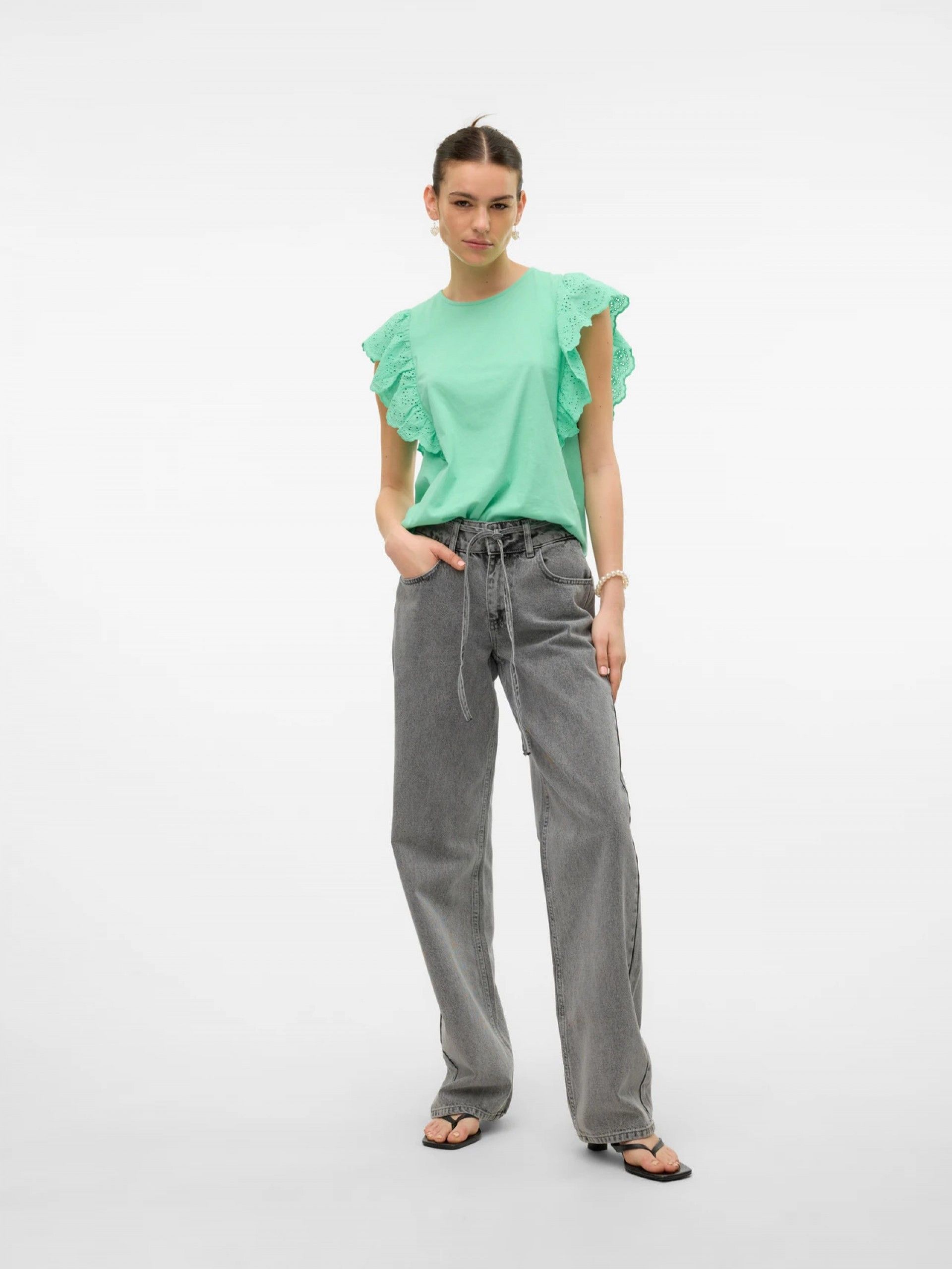 Top Hanne s/s Lace JRS Vero Moda