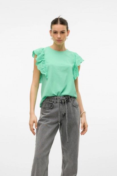 Top Hanne s/s Lace JRS Vero Moda
