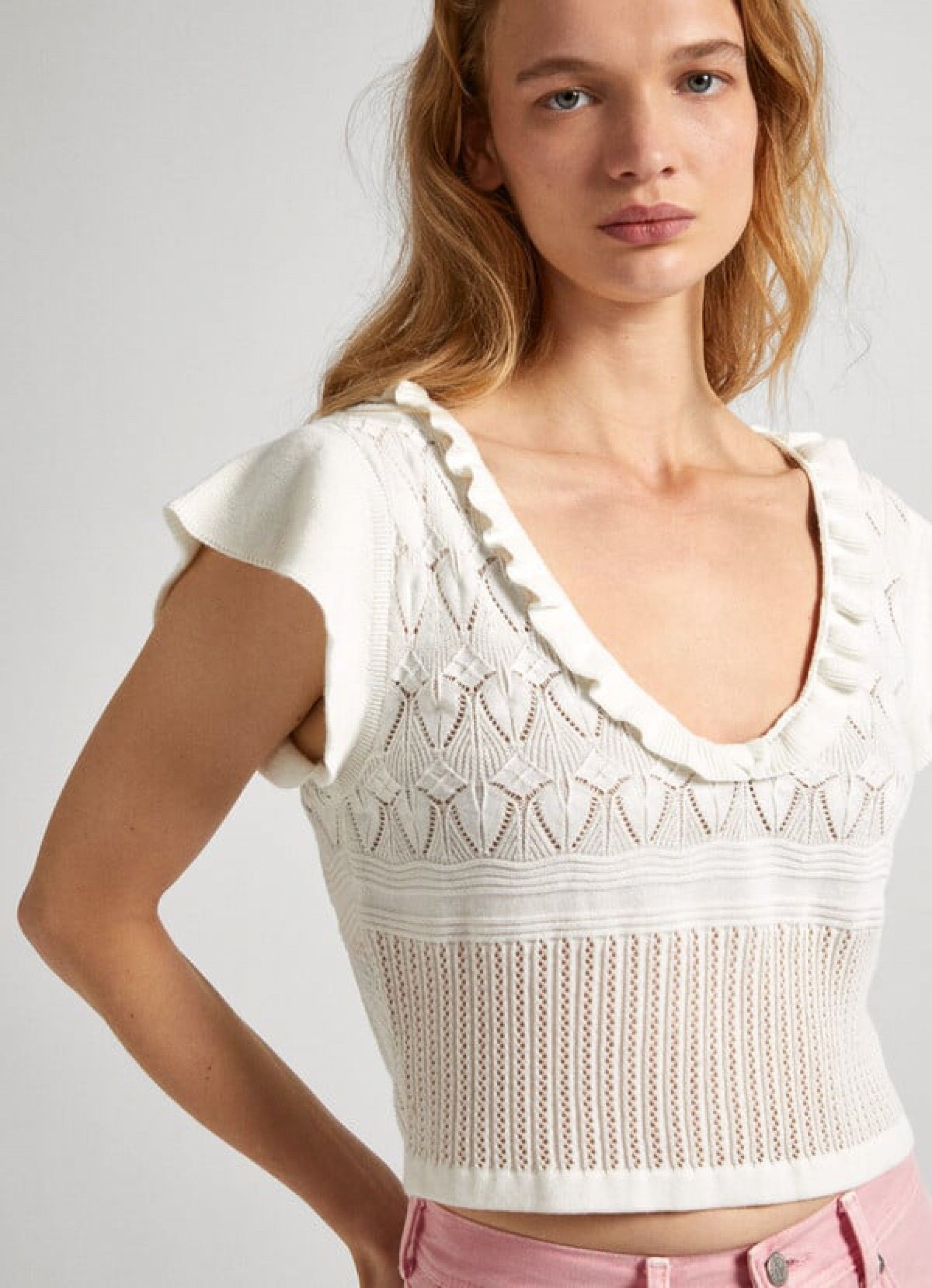 Top Malha Pepe Jeans