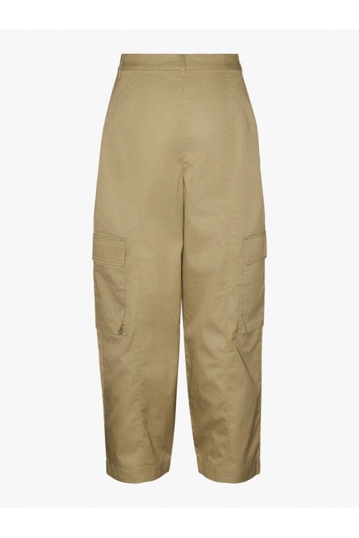 Calça Mulher Lindy HW Wide Pleated Cargo Vero Moda Calça Mulher Lindy HW Wide Pleated Cargo Vero Moda