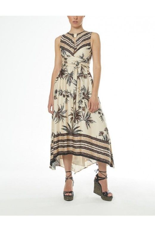 Vestido Midi Print ARGGIDO Vestido Midi Print ARGGIDO