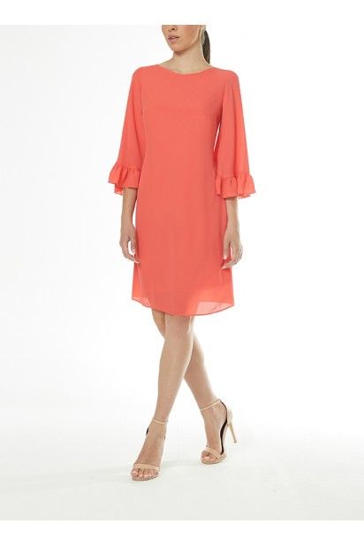 Vestido Reto Volantes ARGGIDO