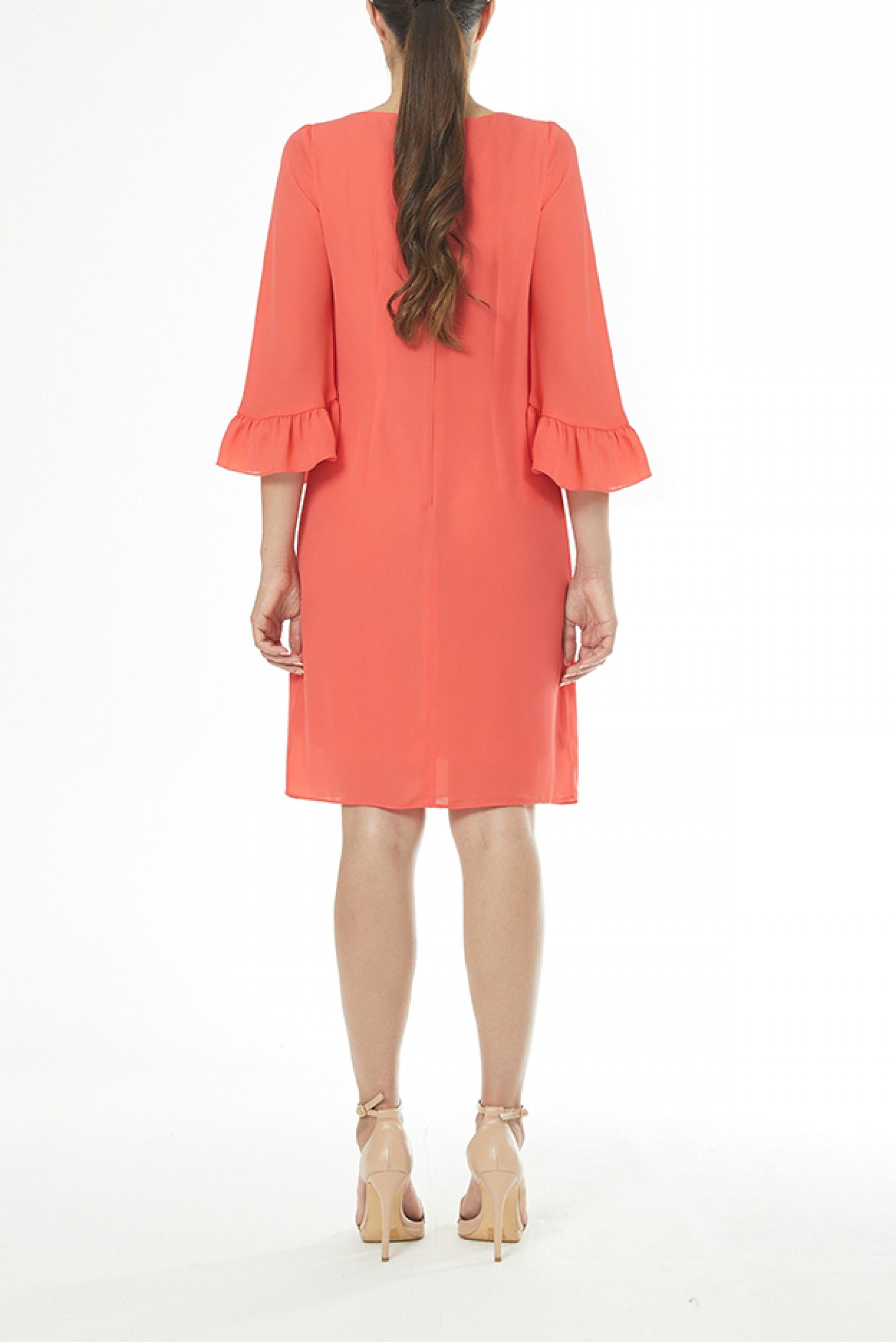 Vestido Reto Volantes ARGGIDO