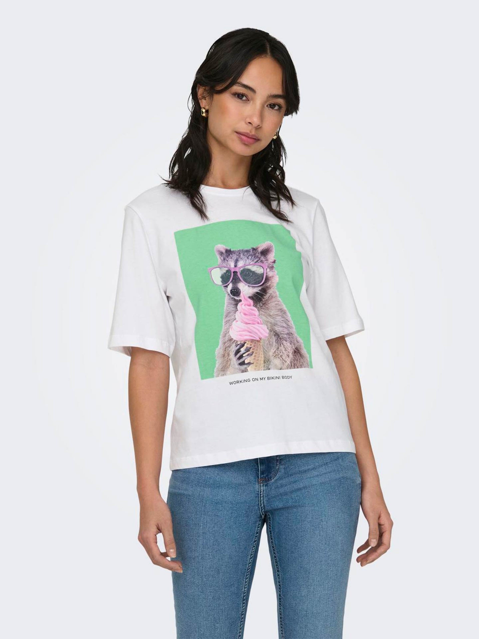 T-shirt Senhora Dorte Boxy Dog Only
