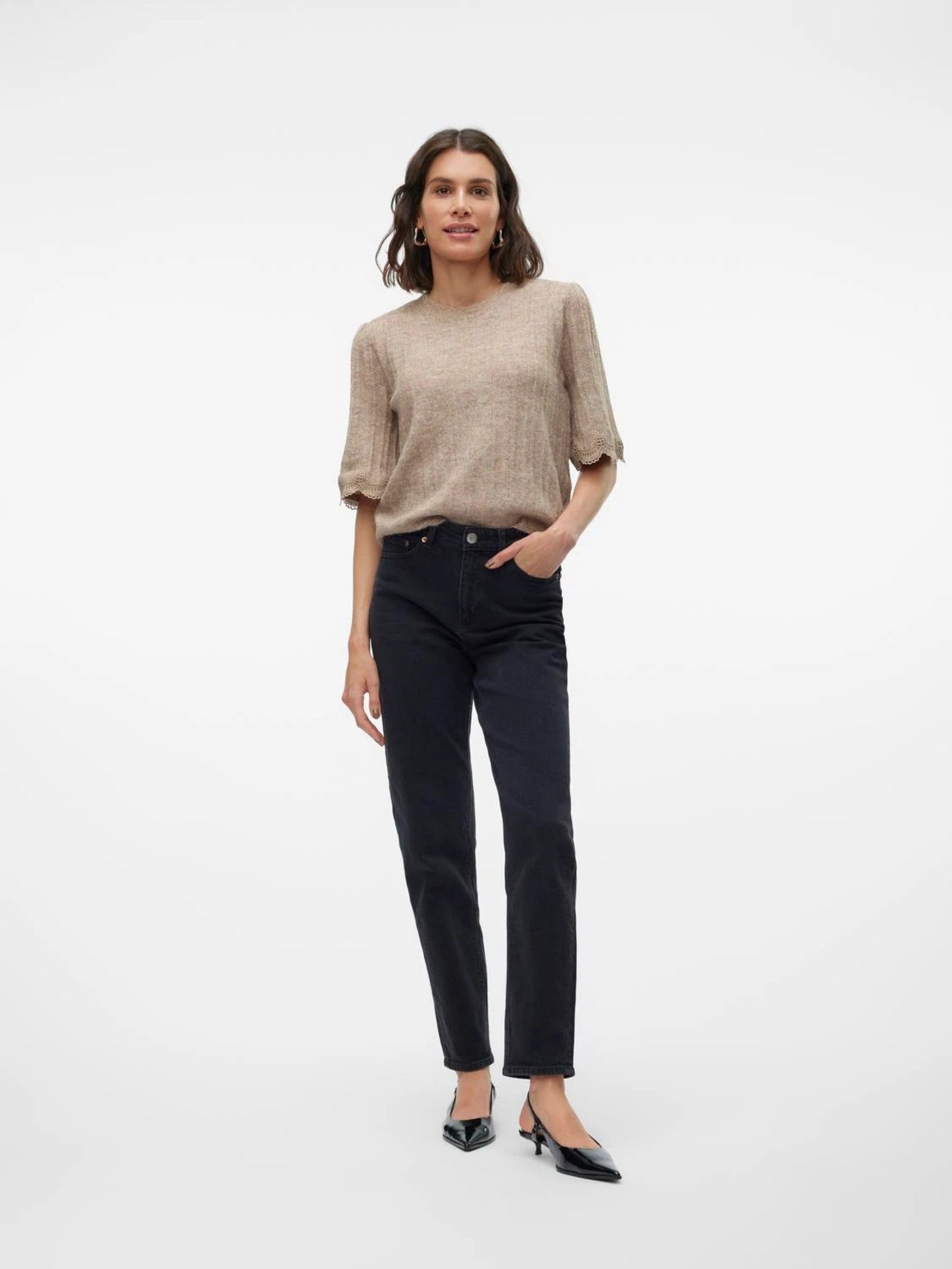 Calça Jeans Preta TESSA VERO MODA