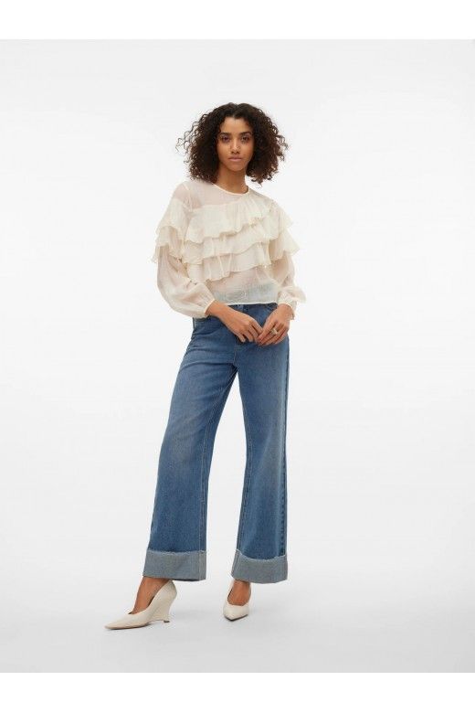 Top LEANNA Ruffle AWARE by VERO MODA