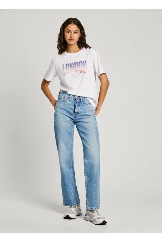 Calça Jeans Mulher STRAIGHT Vintage Pepe Jeans Calça Jeans Mulher STRAIGHT Vintage Pepe Jeans