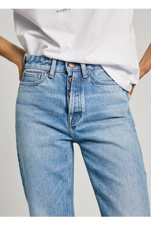Calça Jeans Mulher STRAIGHT Vintage Pepe Jeans Calça Jeans Mulher STRAIGHT Vintage Pepe Jeans