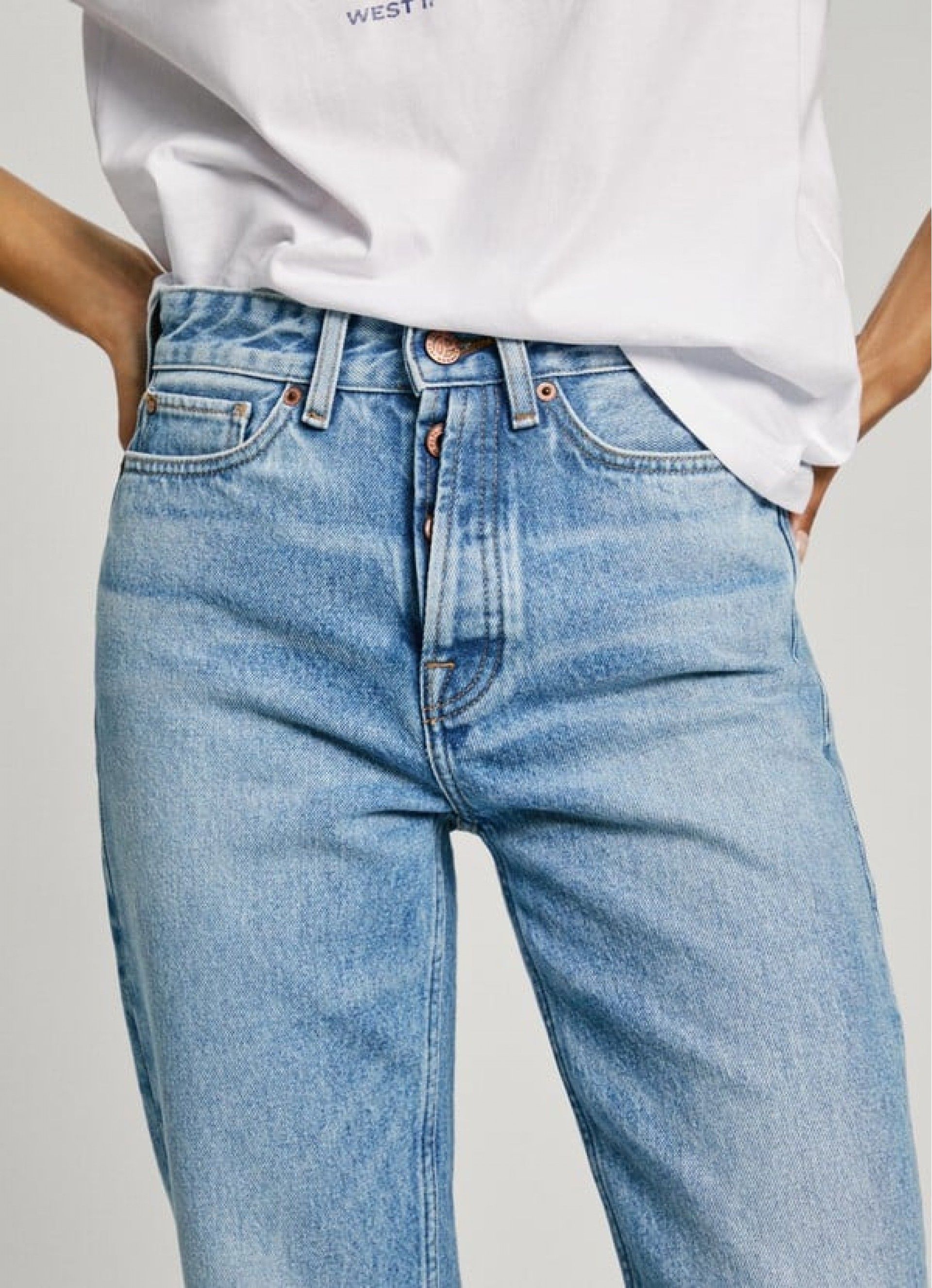 Calça Jeans Mulher STRAIGHT Vintage Pepe Jeans
