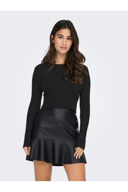 Camisola Mulher MEDDI Rib curta ONLY