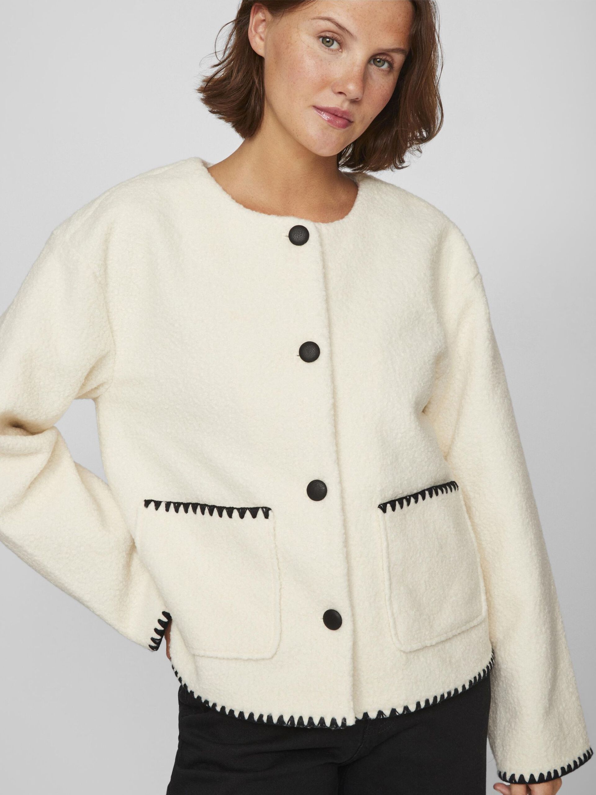 Casaco Mulher Bouclé Curto KAYA VILA