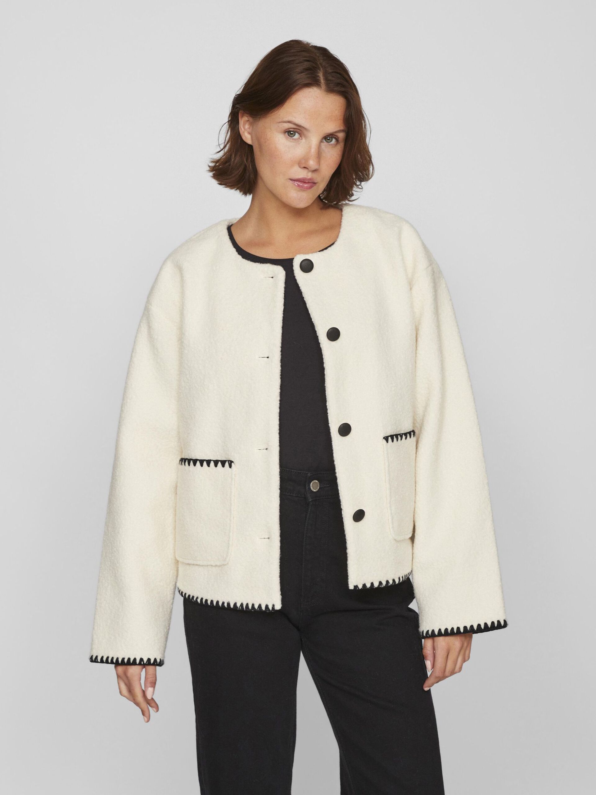 Casaco Mulher Bouclé Curto KAYA VILA