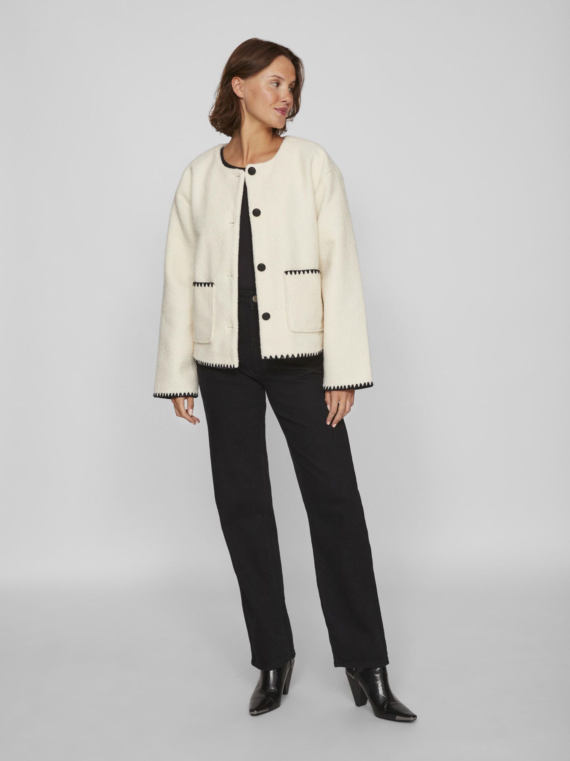 Casaco Mulher Bouclé Curto KAYA VILA