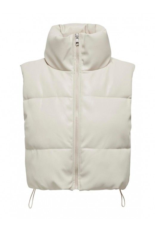 Colete Mulher Faux Leather Puffer ELSIE ONLY