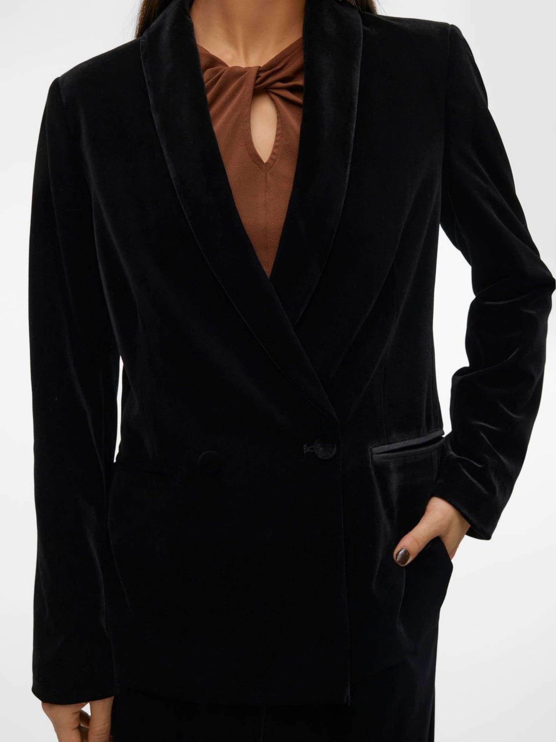 Blazer Mulher ALLISON Veludo VERO MODA