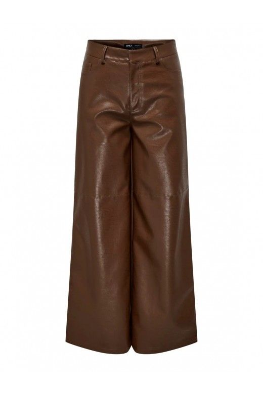 Calça Mulher Faux Leather RENA ONLY Calça Mulher Faux Leather RENA ONLY