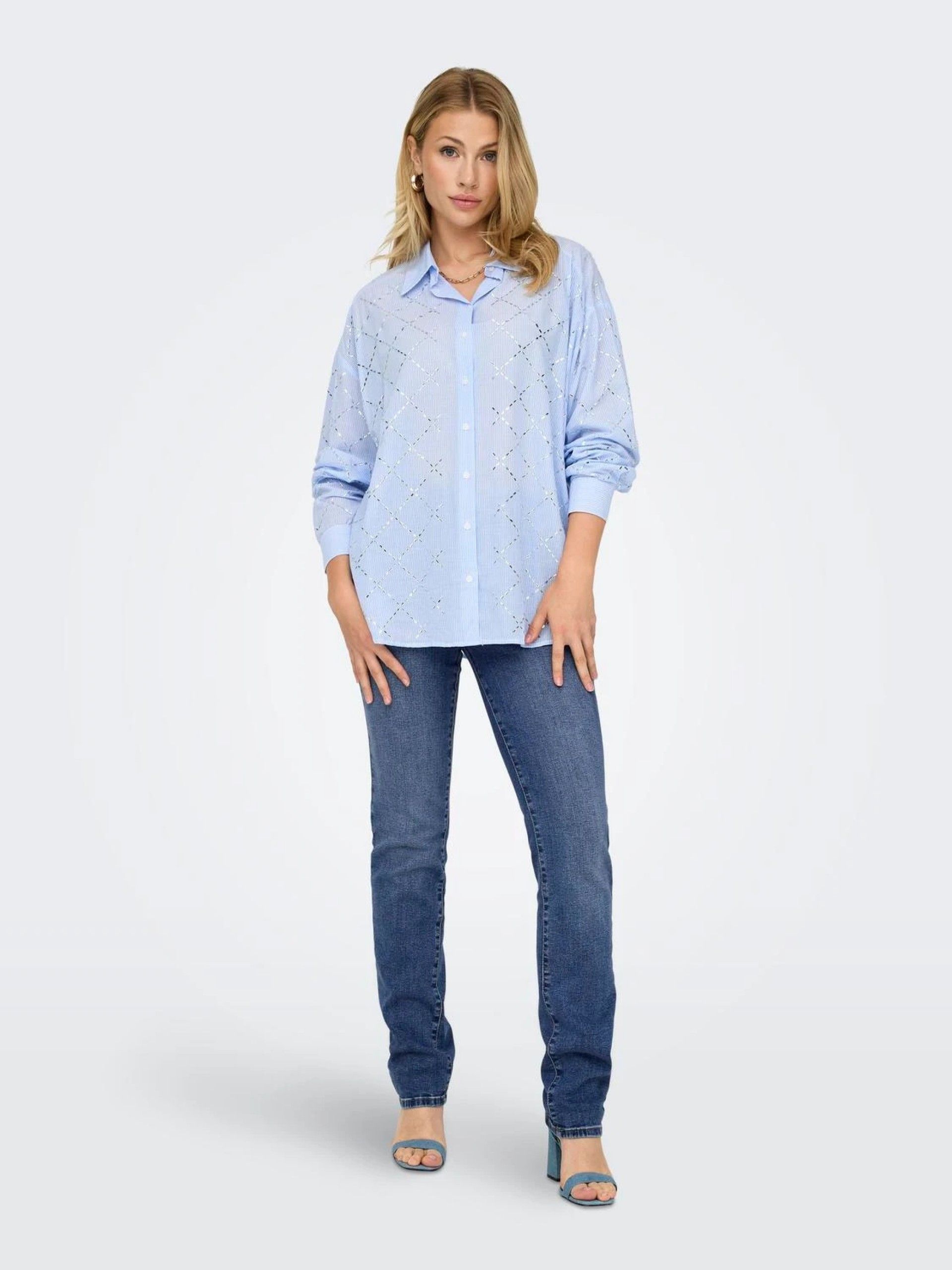 Calça Mulher Jeans ONLY SUI MID Slim DNM