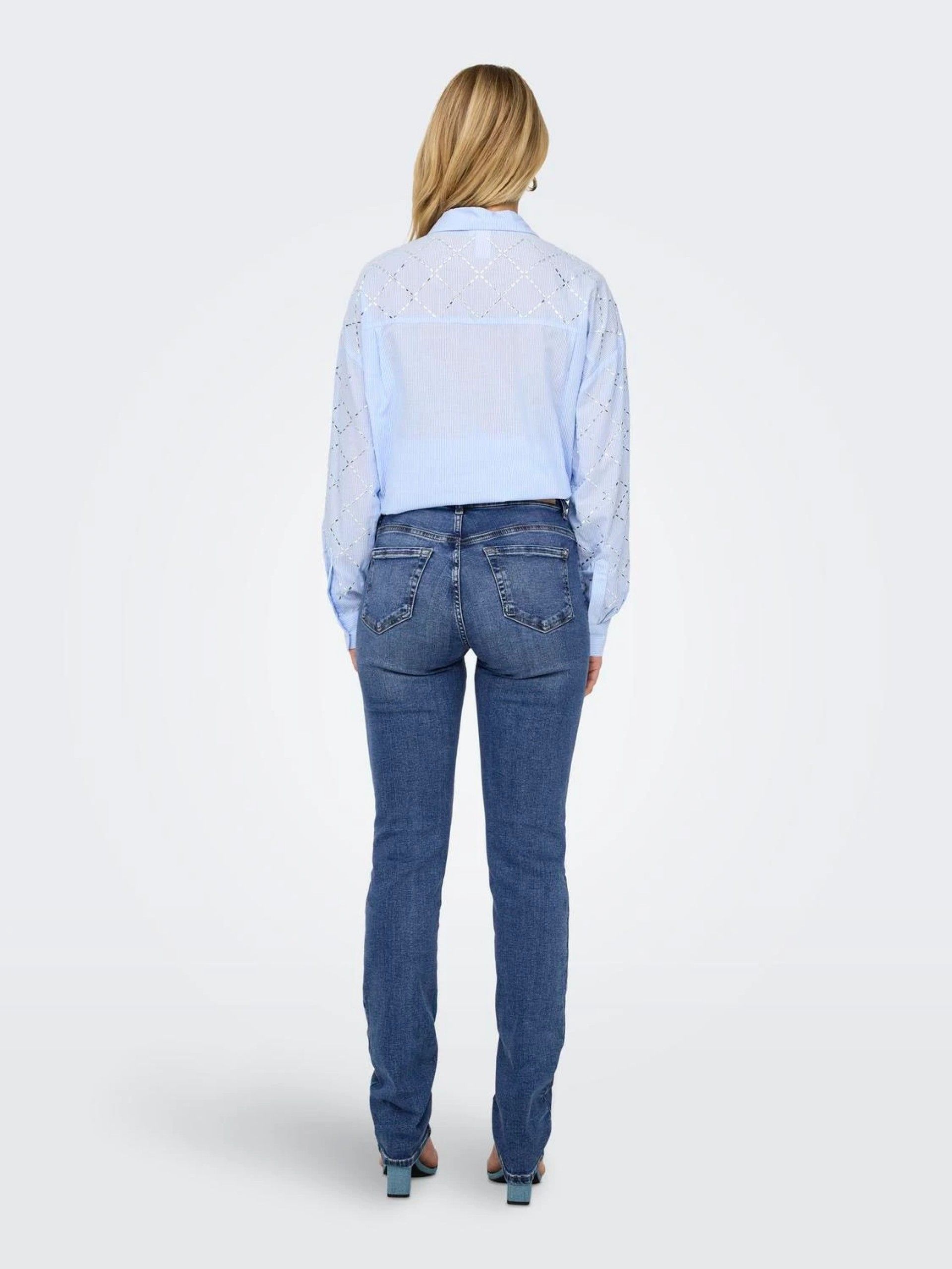 Calça Mulher Jeans ONLY SUI MID Slim DNM