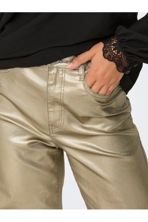 Cala Mulher ONLY JUICY-VIV Metal Dourado