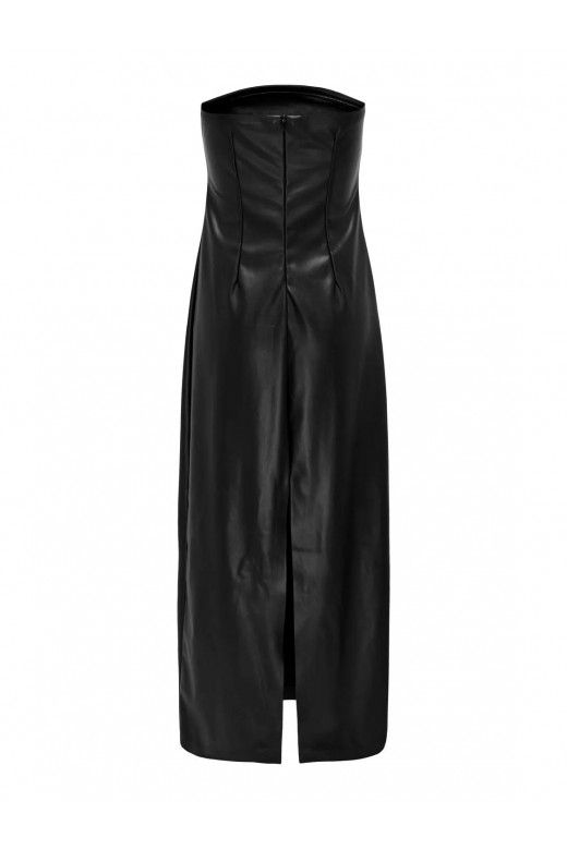 Vestido ONLY ESTHER Tube Faux Leather