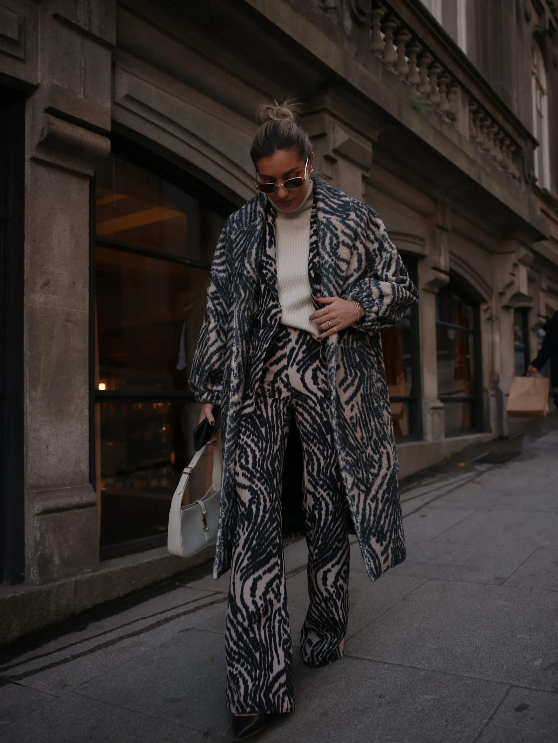 Casaco Mulher Comprido SCRIPTA Print