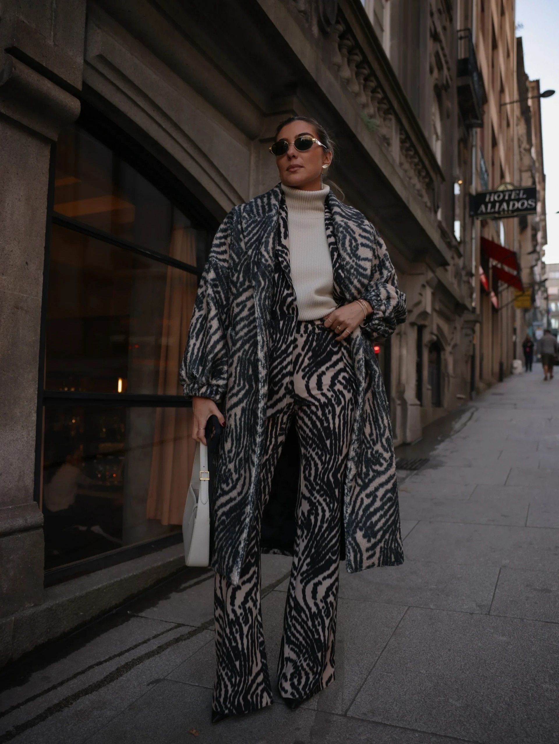 Casaco Mulher Comprido SCRIPTA Print