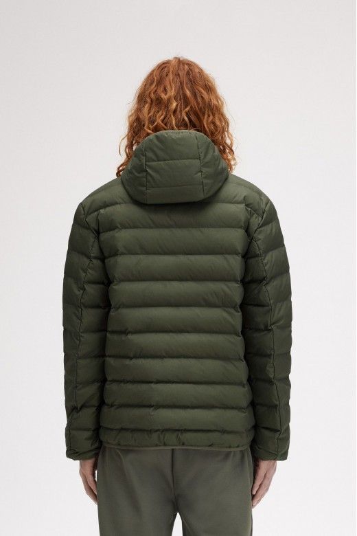 Casaco Homem FRED PERRY Puffer com Capuz