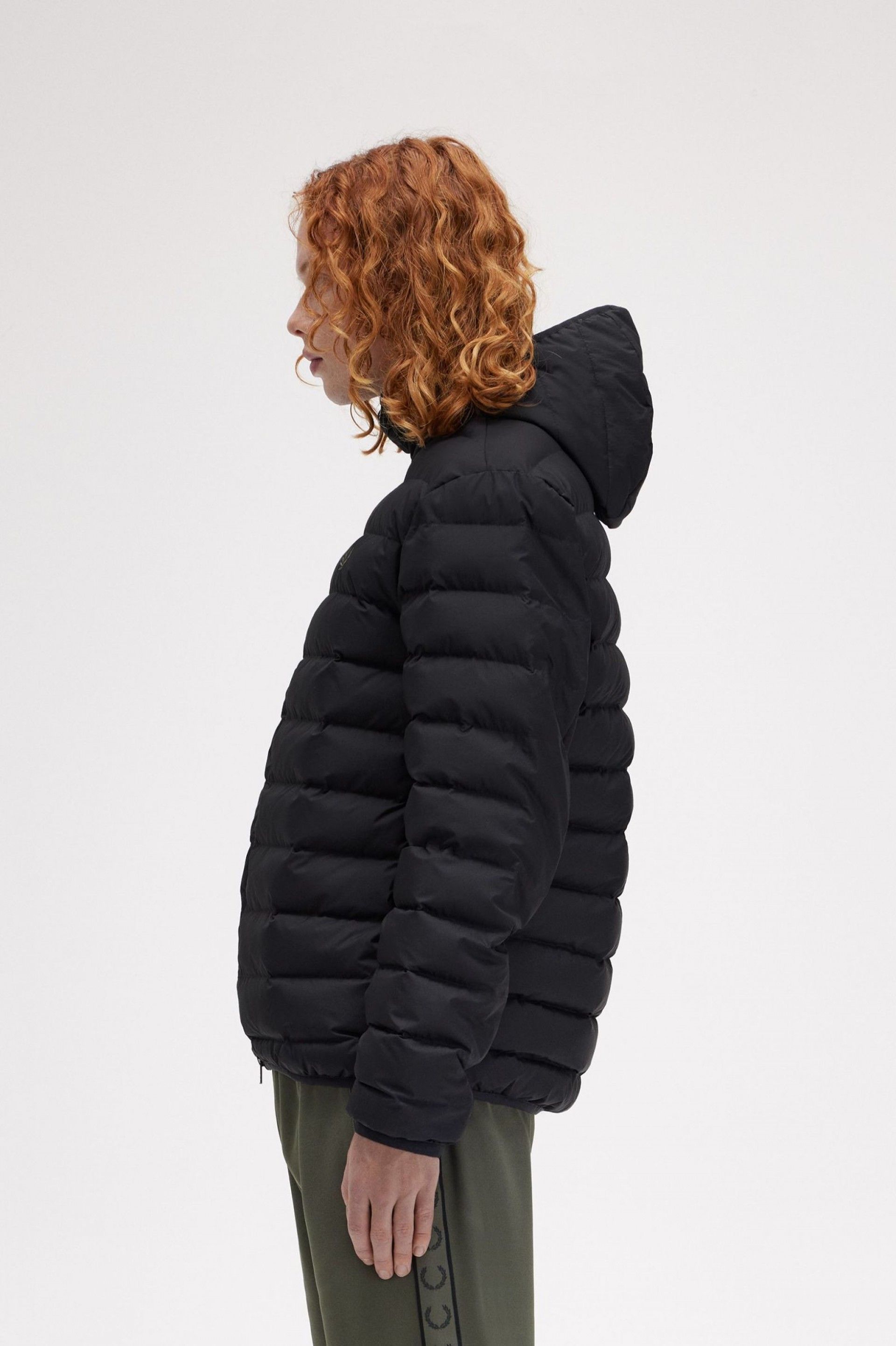 Casaco Homem FRED PERRY Puffer com Capuz