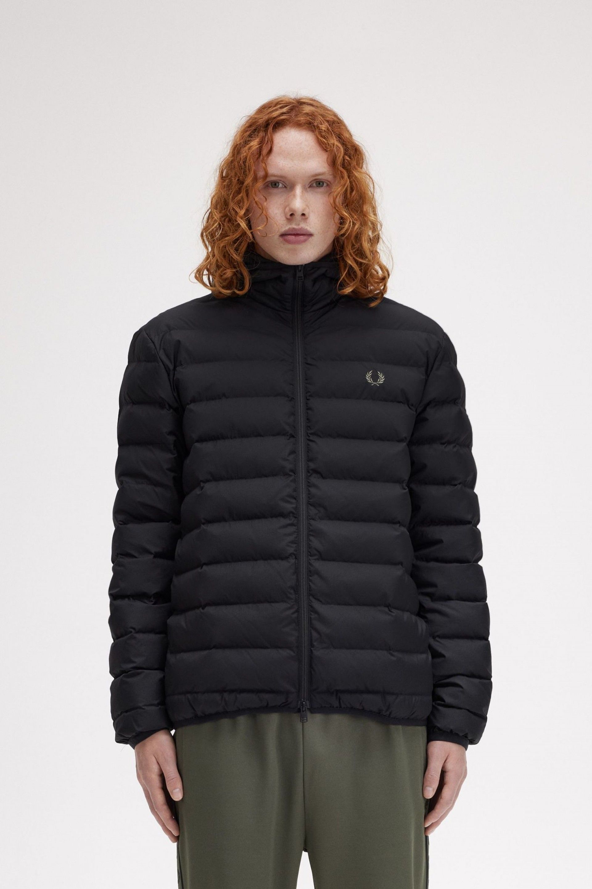 Casaco Homem FRED PERRY Puffer com Capuz