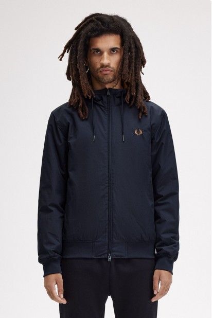 Casaco Homem FRED PERRY Puffer com Capuz