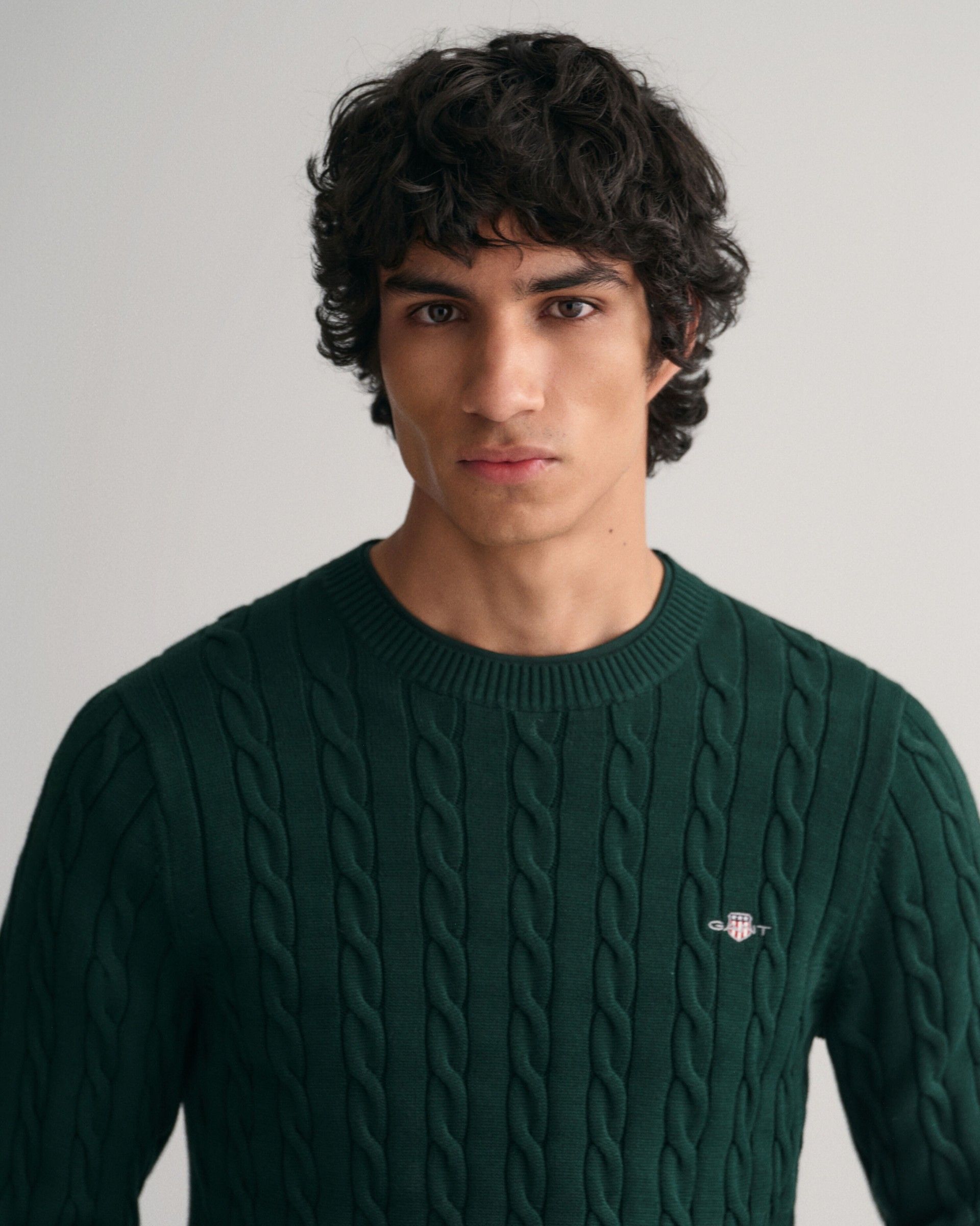 Camisola Homem GANT Cotton Cable