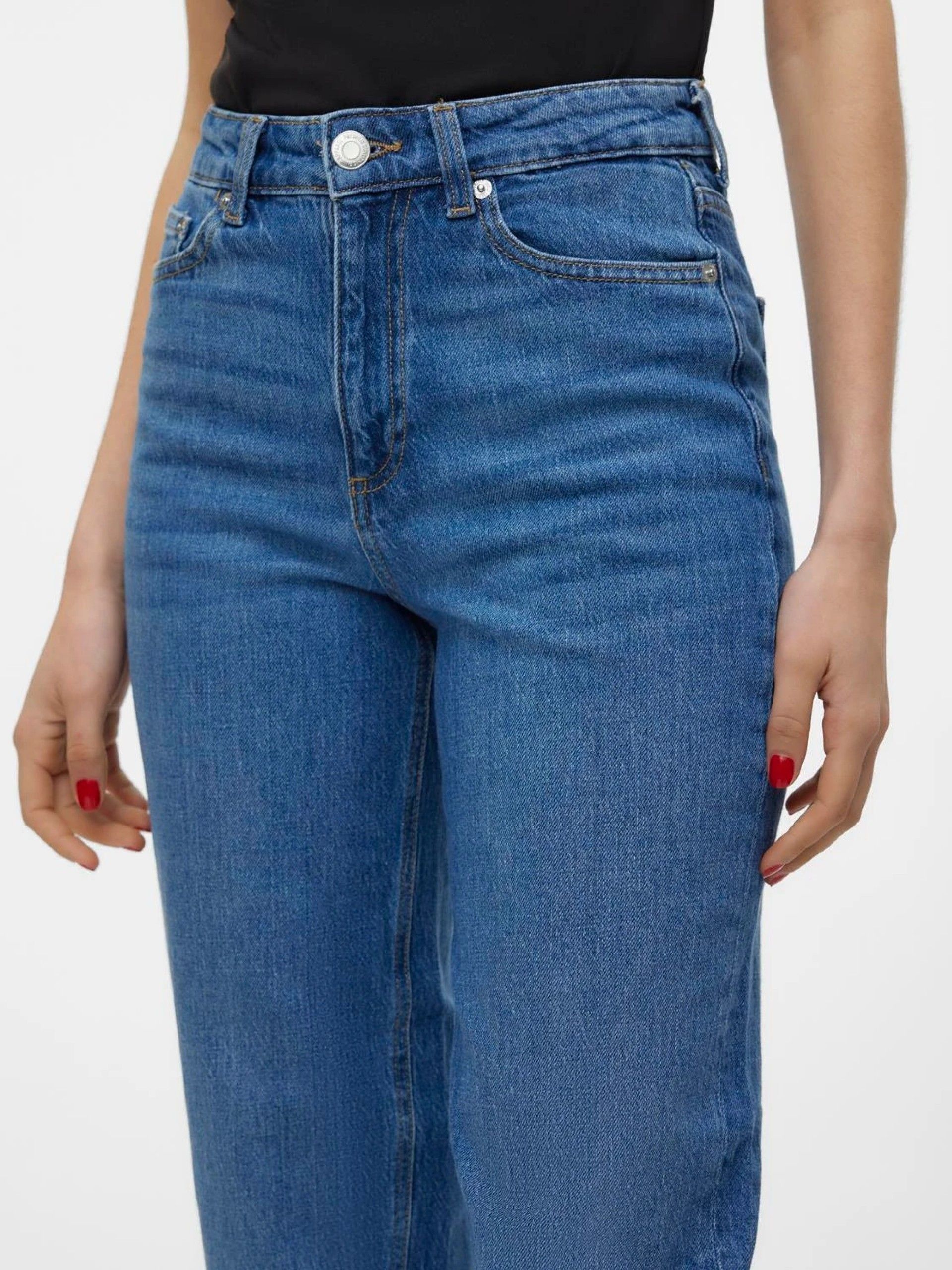 Calça Mulher Jeans VERO MODA Tessa HR Mom