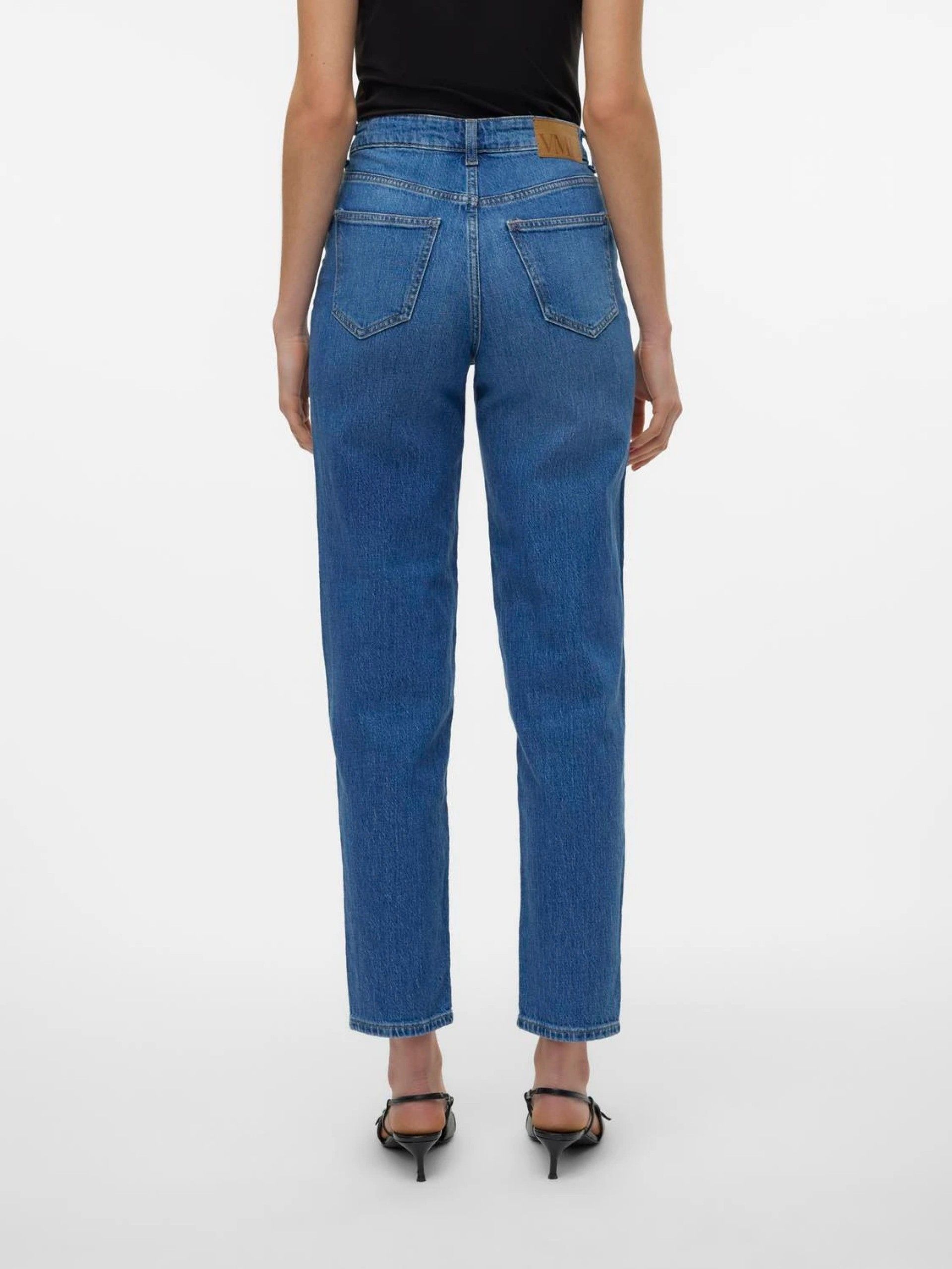 Calça Mulher Jeans VERO MODA Tessa HR Mom