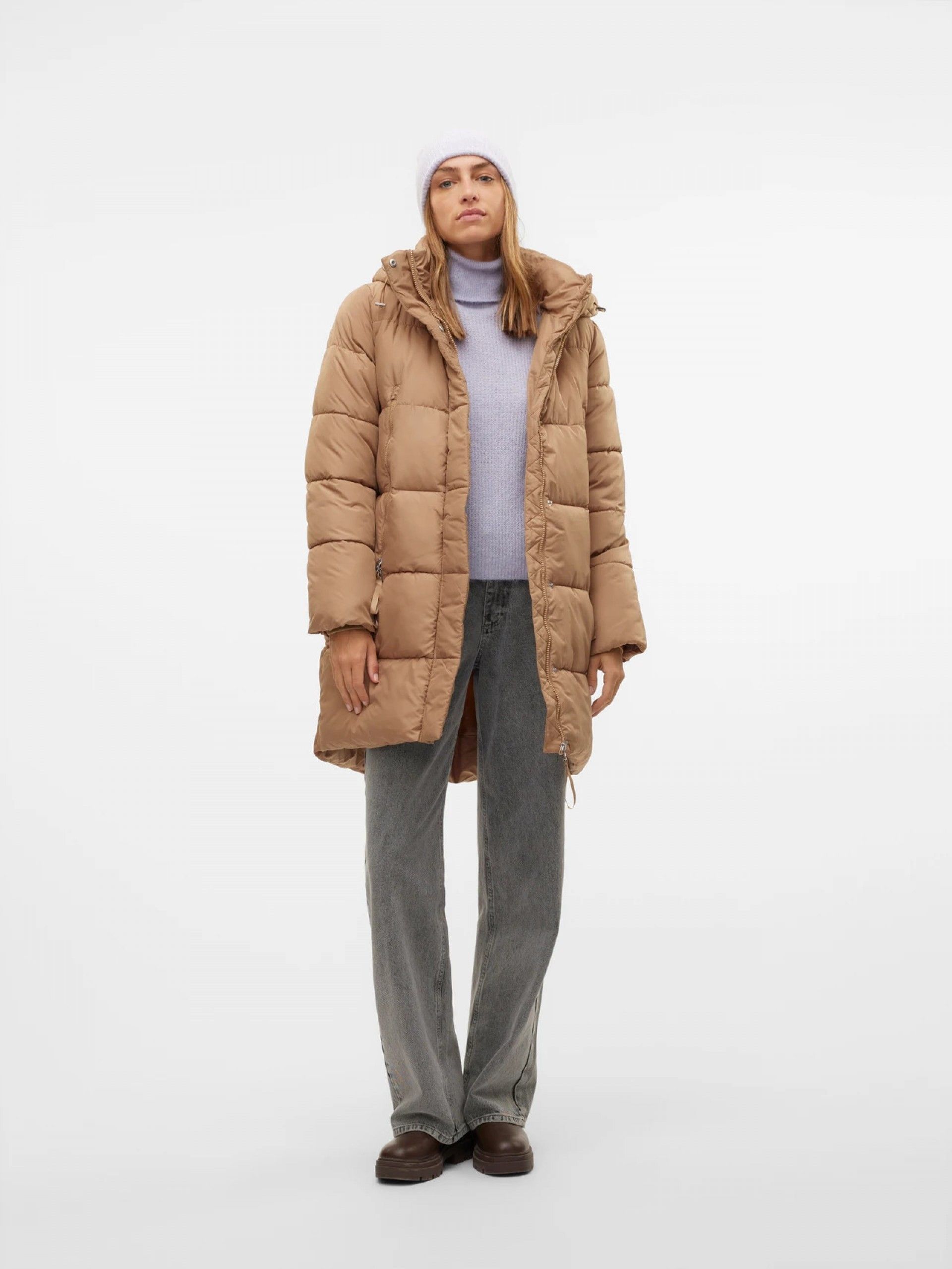 Casaco Mulher Acolchoado VERO MODA com capuz Nova