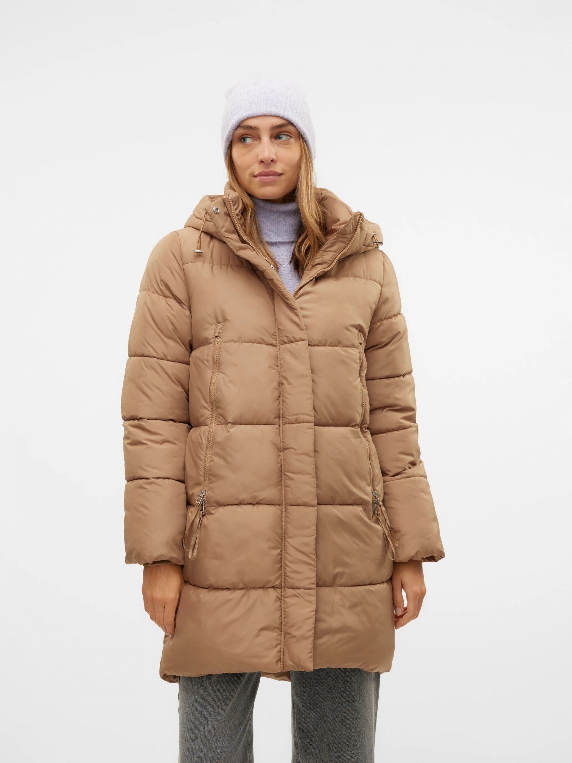 Casaco Mulher Acolchoado VERO MODA com capuz Nova