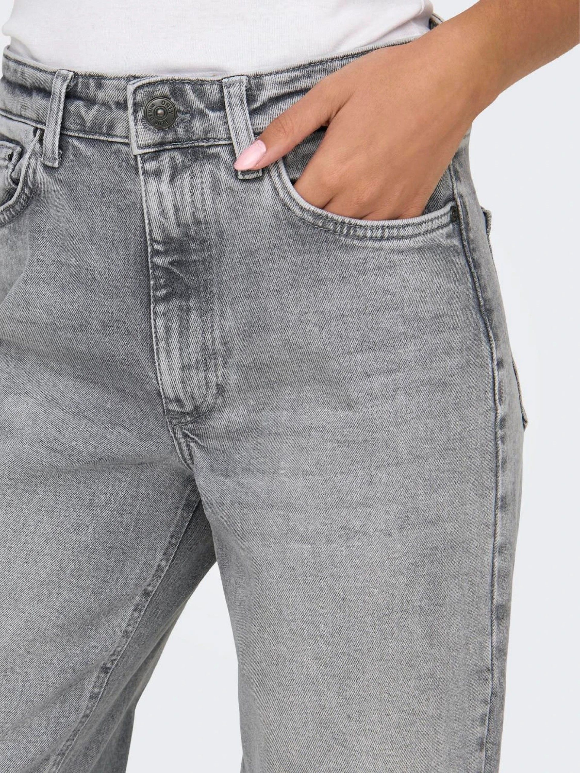 Calça Mulher Jeans JUICY HW WIDE ONLY