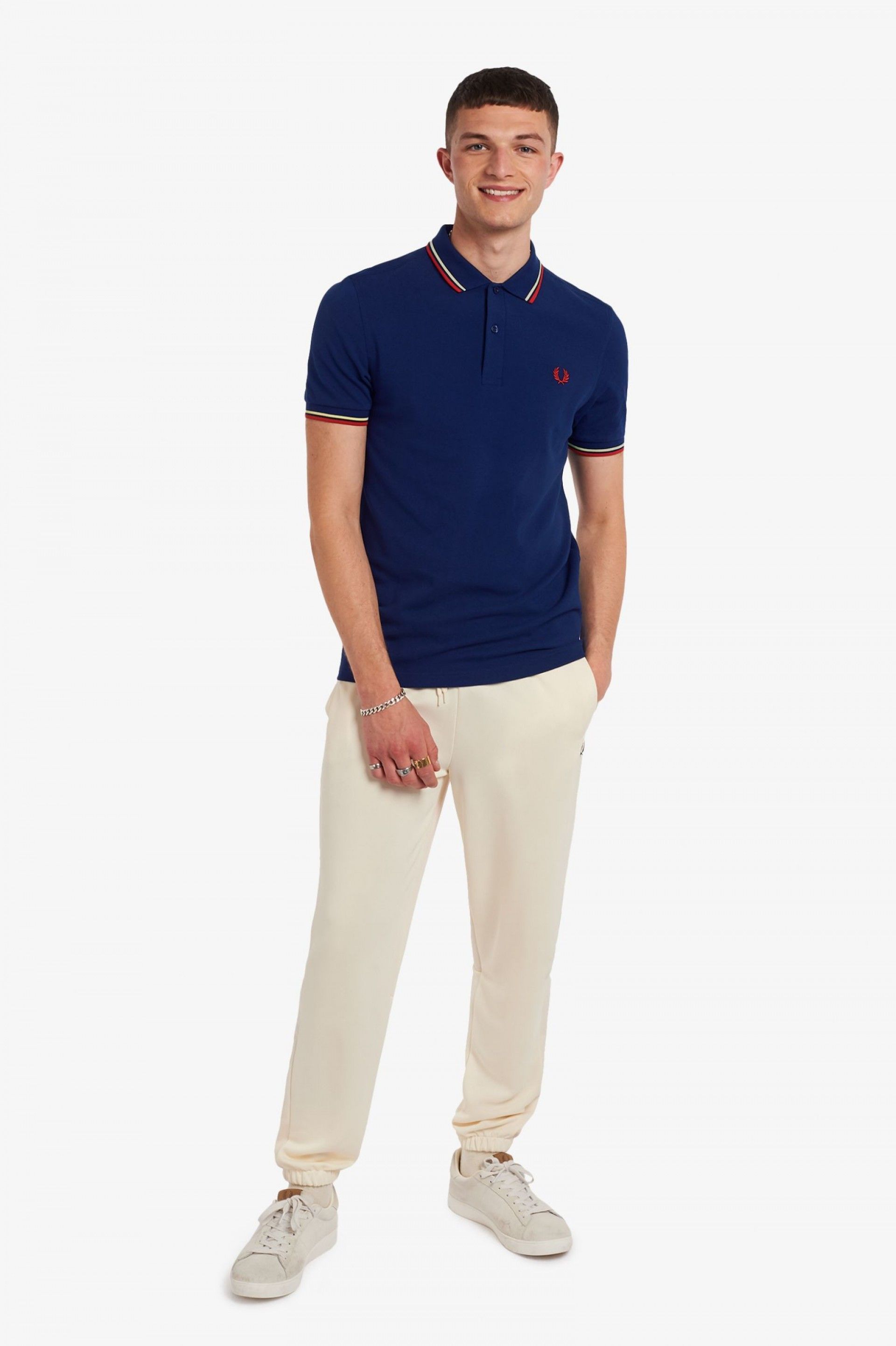Polo FRED PERRY R/G Slim Fit M3600