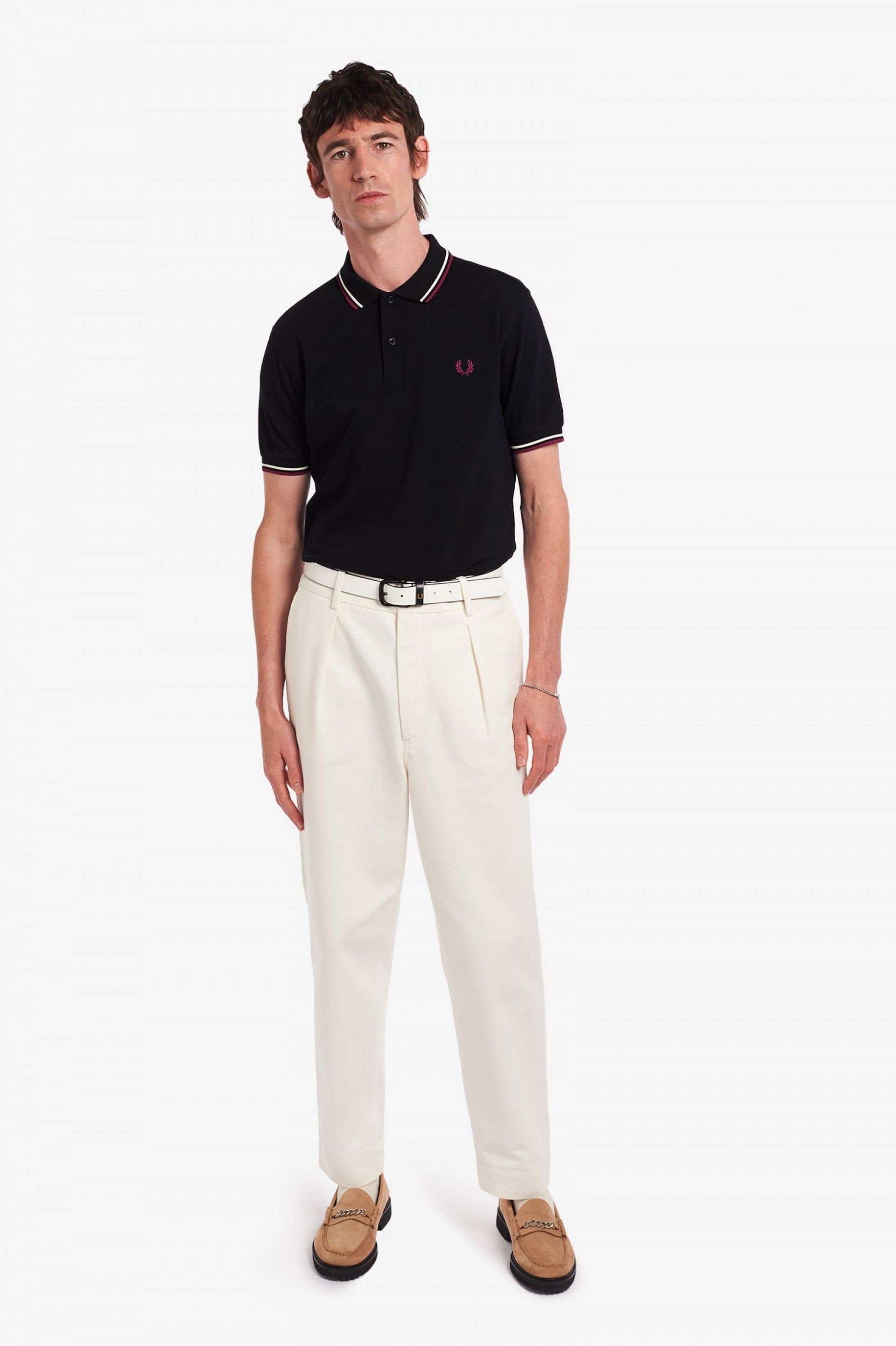 Polo FRED PERRY R/G Slim Fit M3600