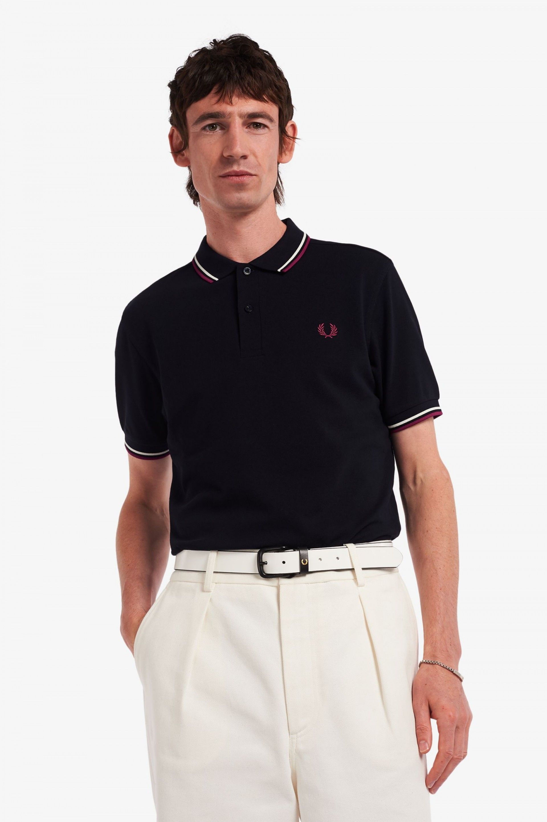 Polo FRED PERRY R/G Slim Fit M3600