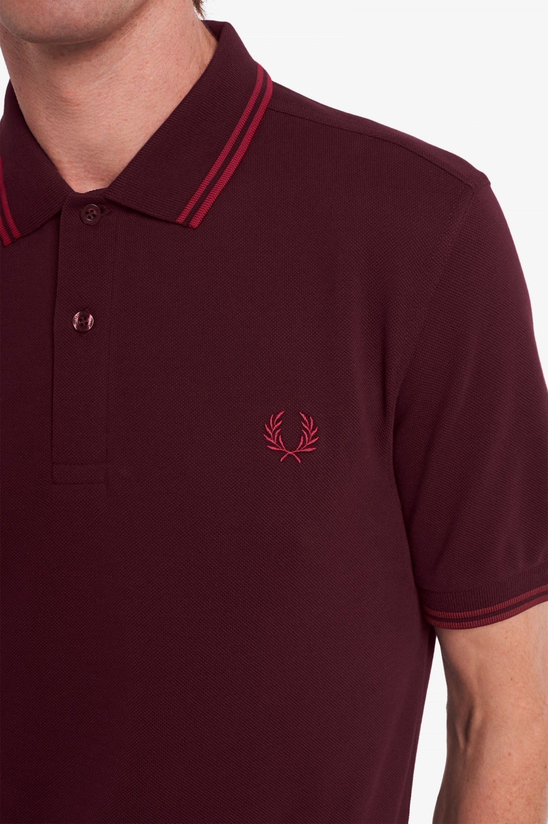 Polo FRED PERRY R/G Slim Fit M3600