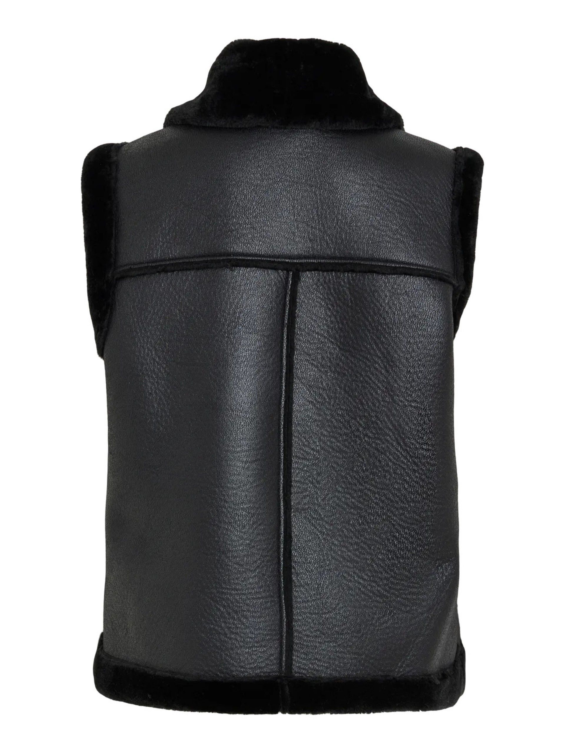 Colete Mulher VILA AVI Efeito Pele com Pelo