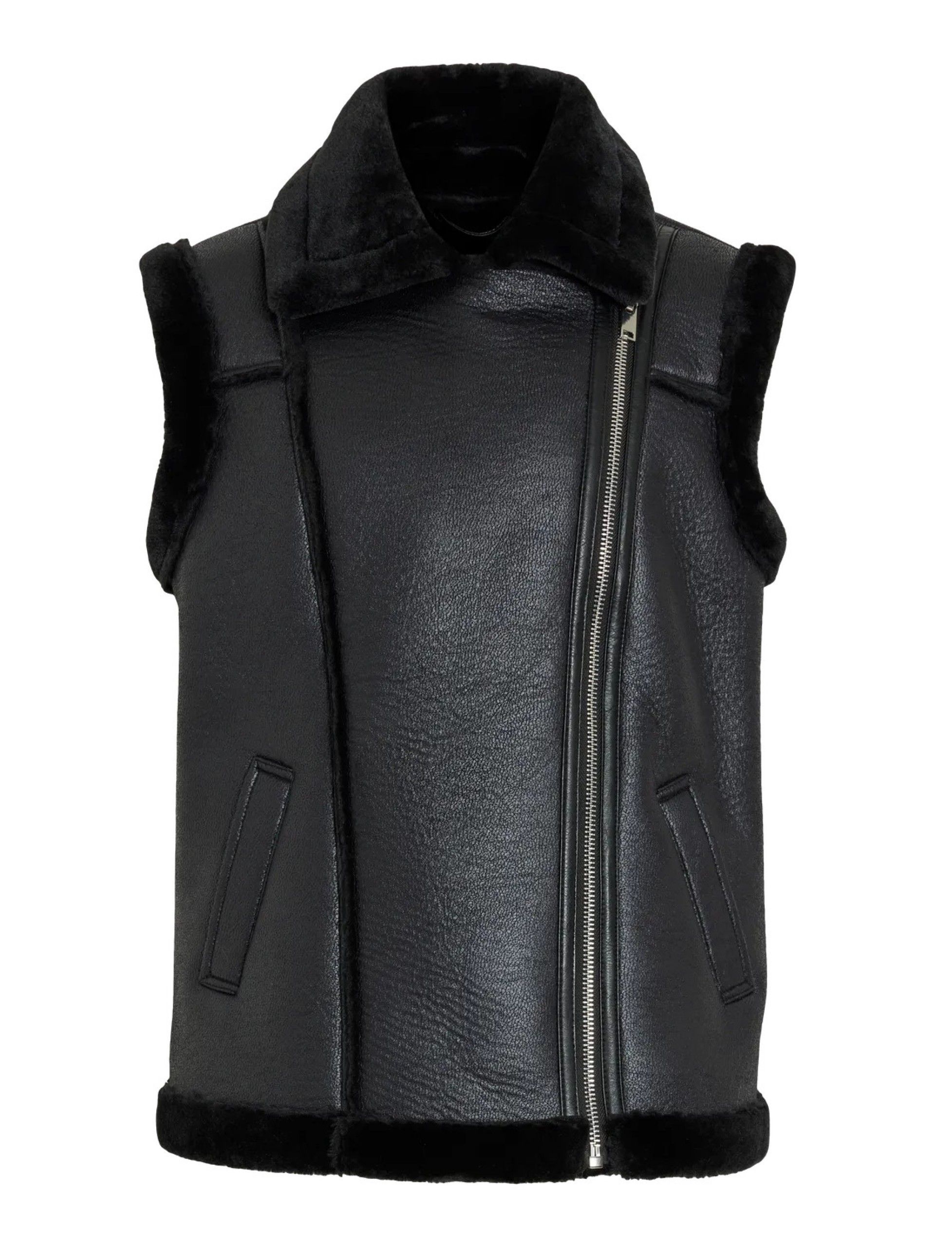 Colete Mulher VILA AVI Efeito Pele com Pelo