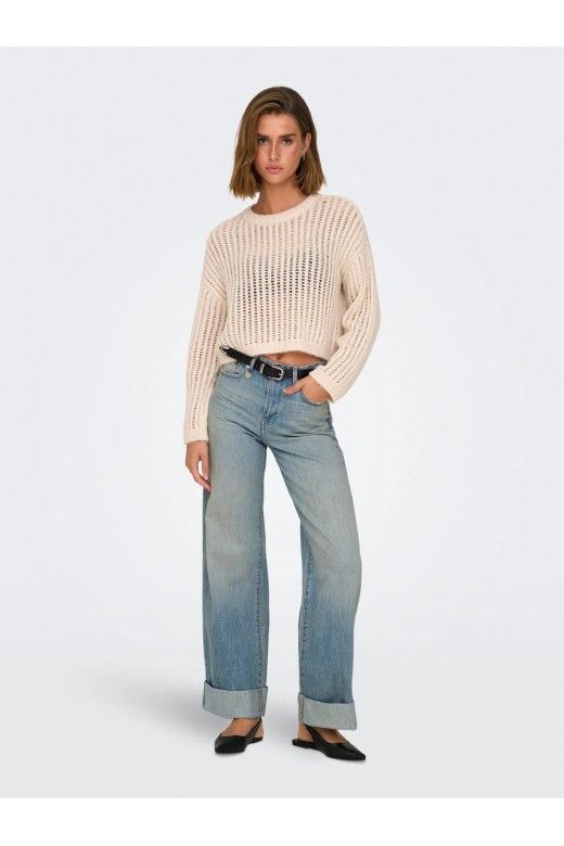 Cala Mulher Jeans BROOME HW Wide Fold ONLY