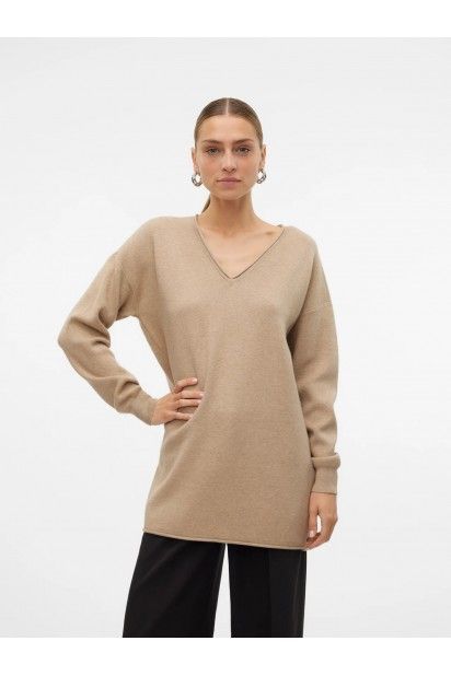 Camisola Mulher Pullover GOLD Long VERO MODA