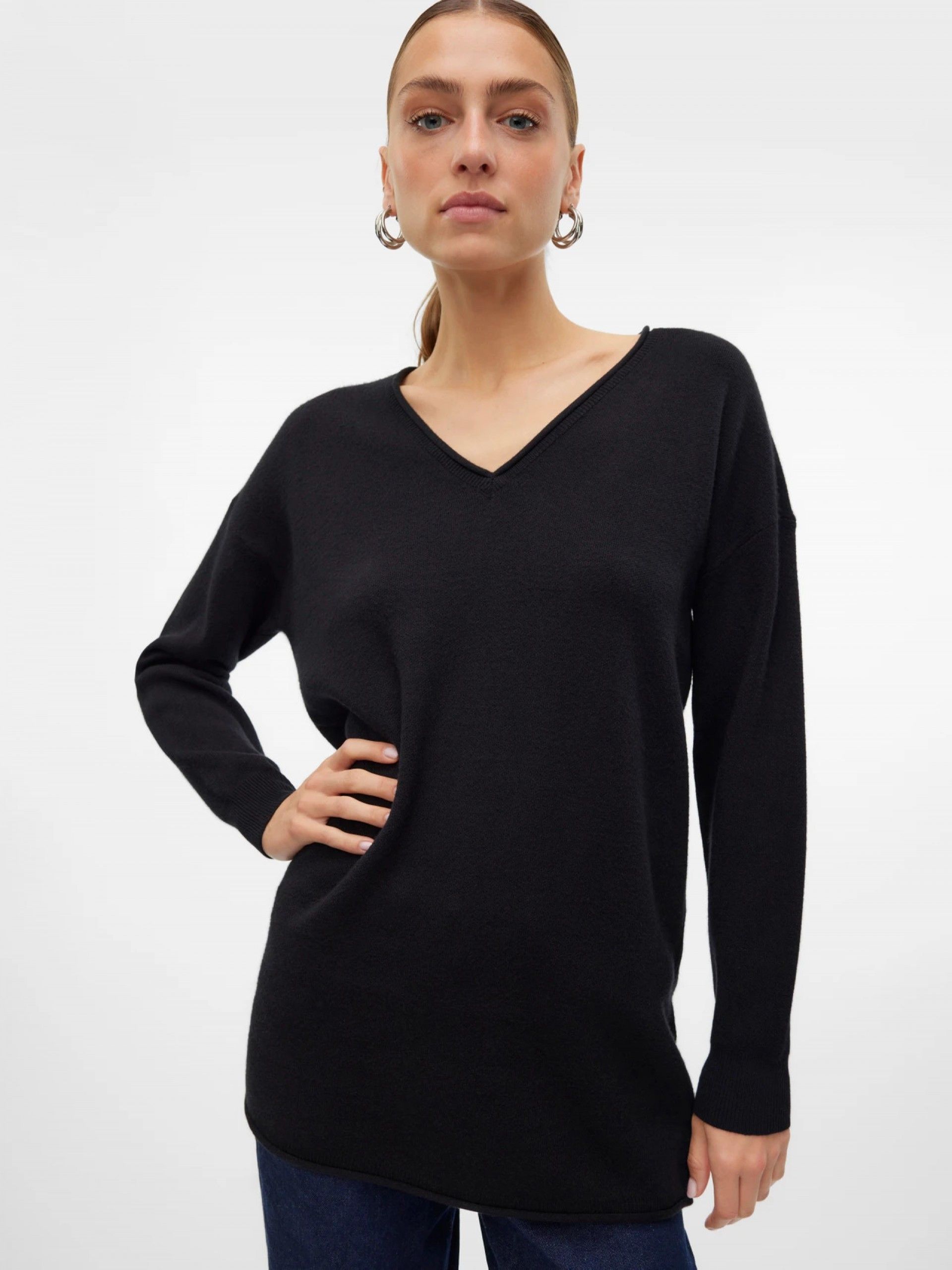 Camisola Mulher Pullover GOLD Long VERO MODA