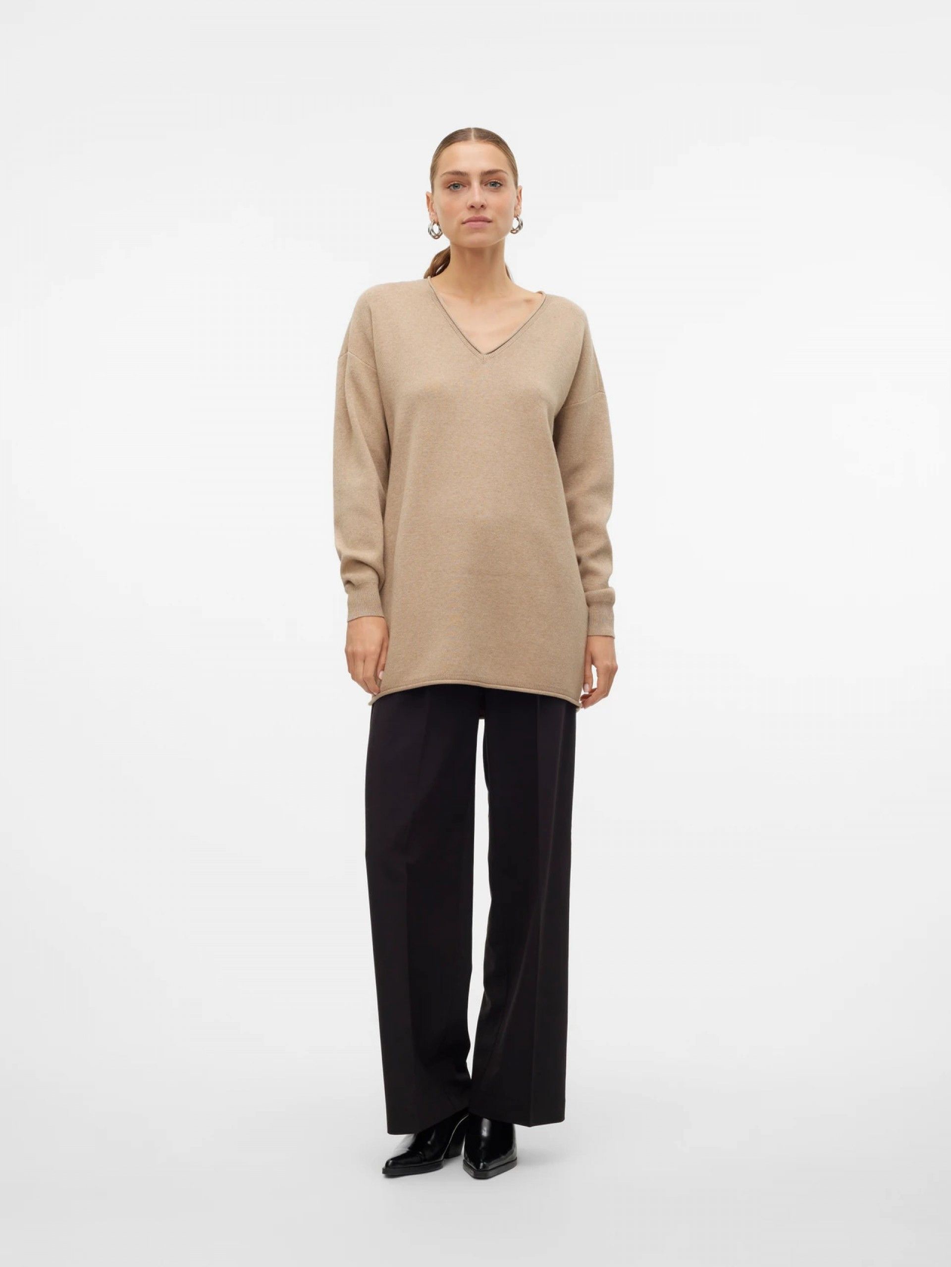 Camisola Mulher Pullover GOLD Long VERO MODA